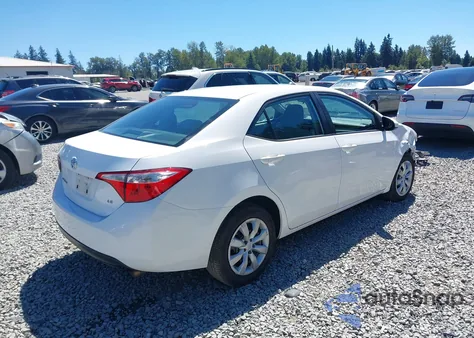 2014 Toyota Corolla Le из США, поврежденный, VIN 2T1BURHE4EC063701